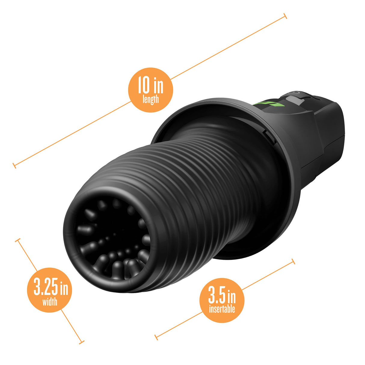 M For Men 3rd Base Rotating Vibrating Masturbator