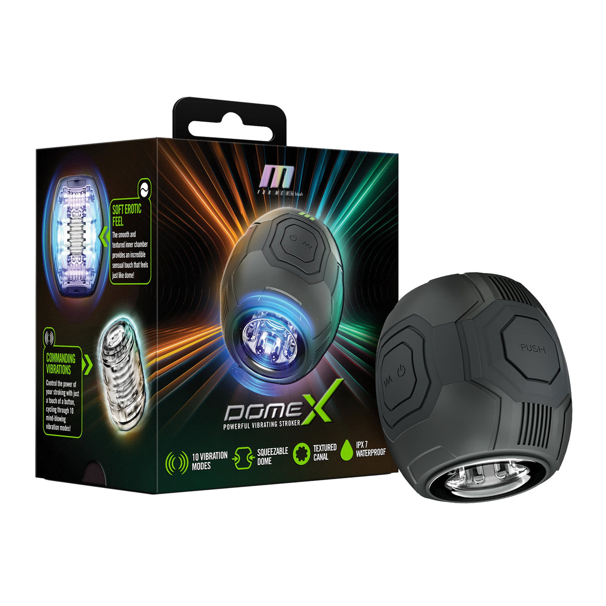 M For Men Dome X Vibrating Masturbator