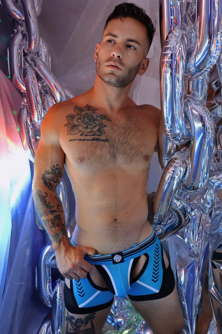 Breedwell Circuit Breaker Chap Jock Aqua Blue