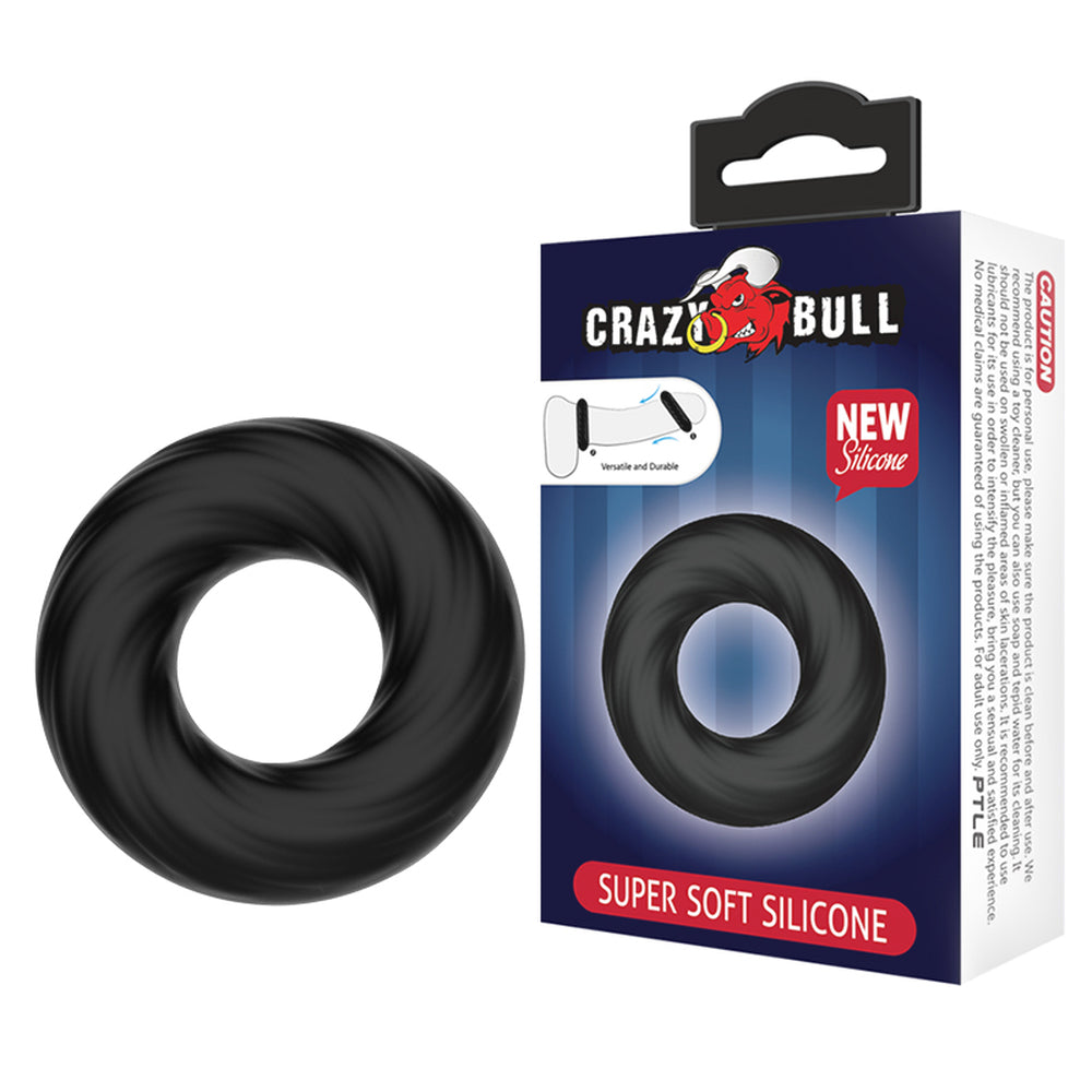 Crazy Bull Ultra-Soft Donut Silicone Cock Ring