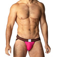 BIKE Mesh Jockstrap Hot Pink