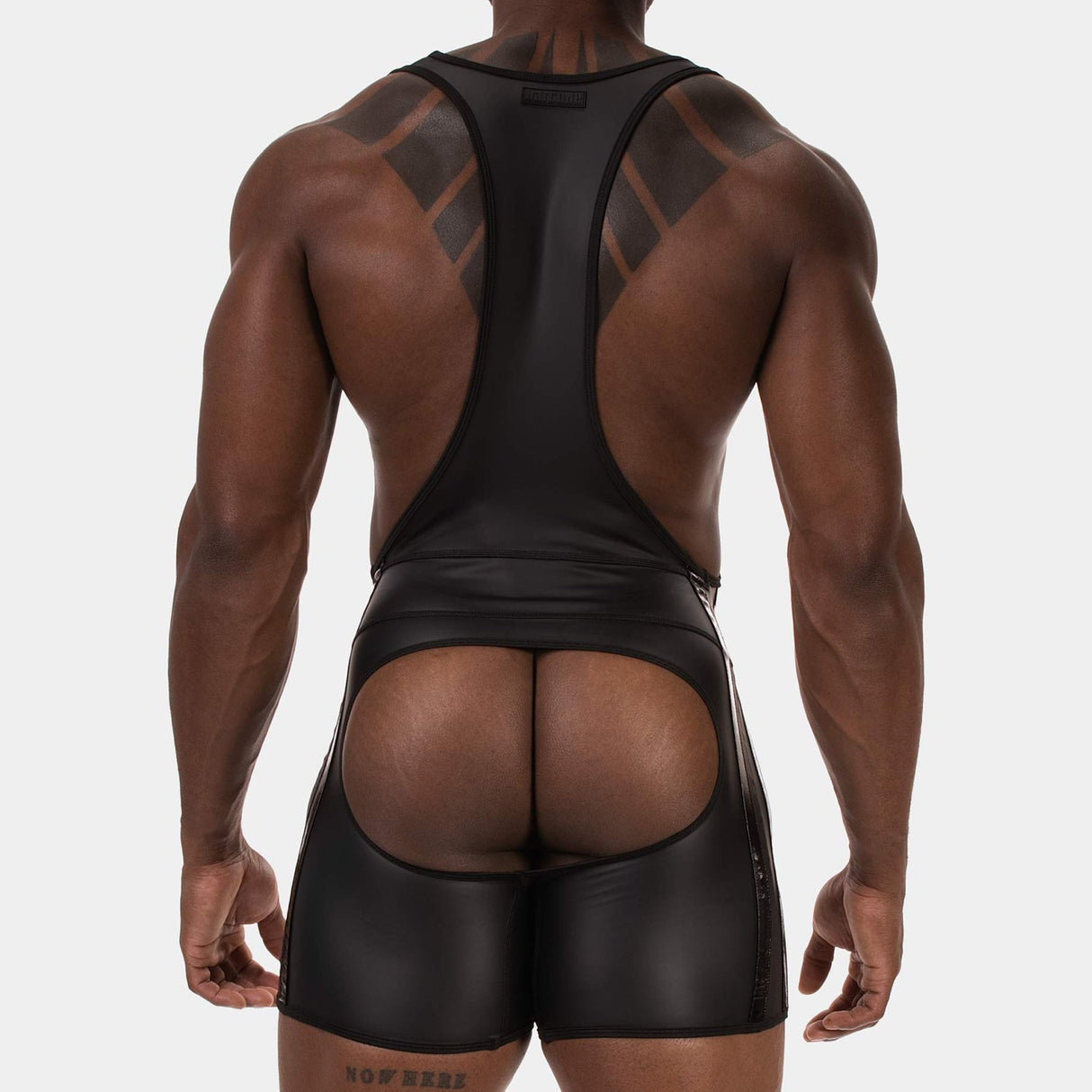 Barcode Berlin Backless Singlet Versos Black