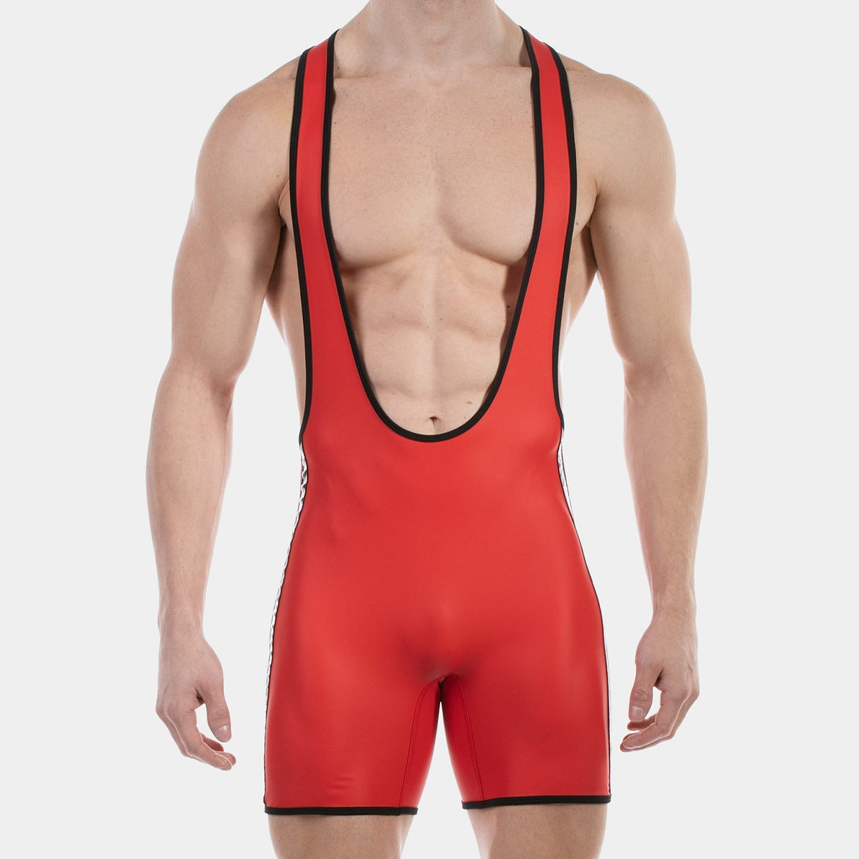 Barcode Berlin Backless Singlet Versos Red Black