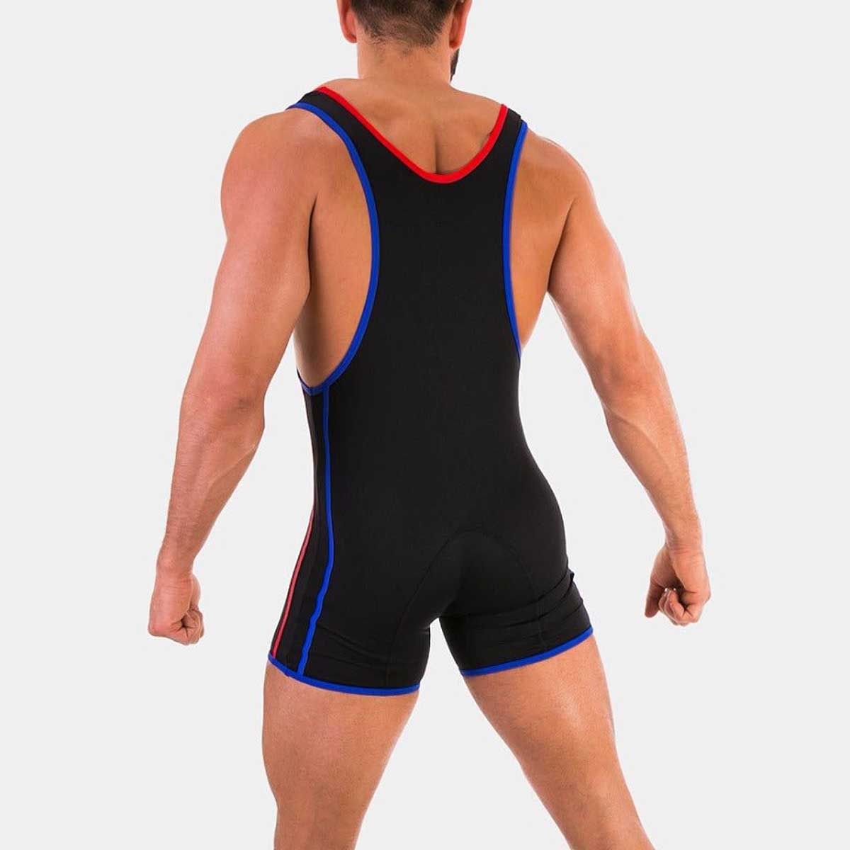 Barcode Berlin Singlet Allan Black Red Royal
