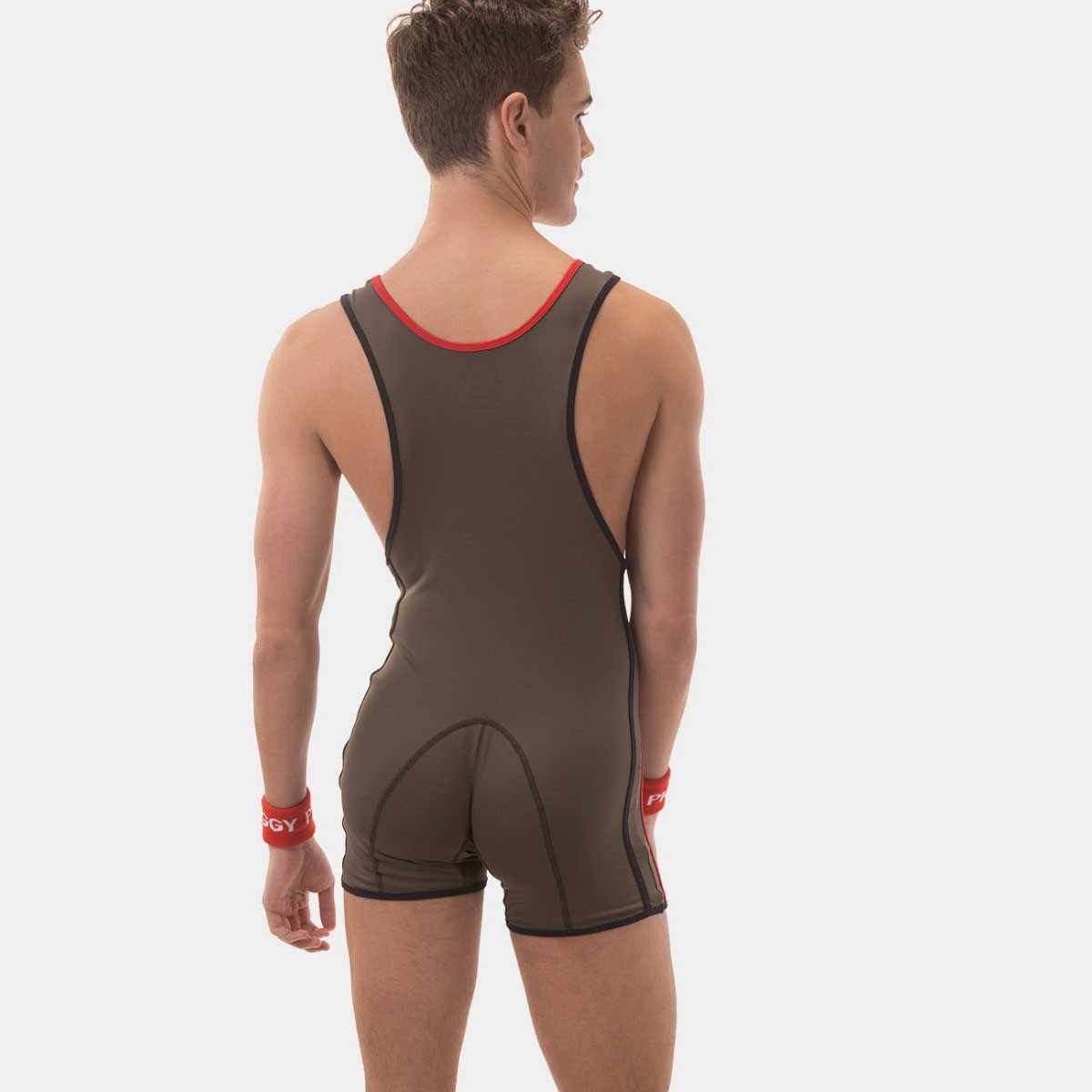 Barcode Berlin Singlet Allan Dark Army Red Black