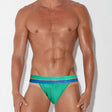 Code 22 Bright Mesh Jockstrap Green
