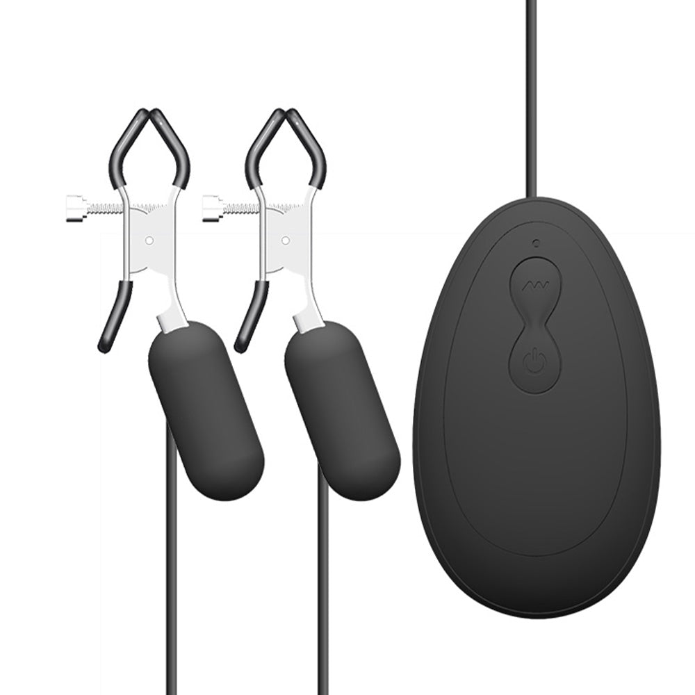Command Remote Control Vibrating Nipple Clamps