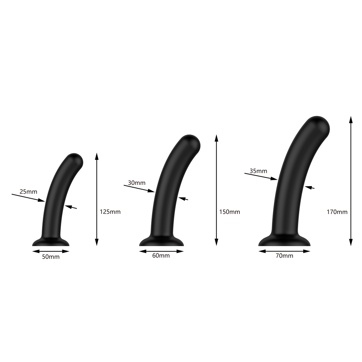 Nexus Dilator Set Silicone Anal Dildos