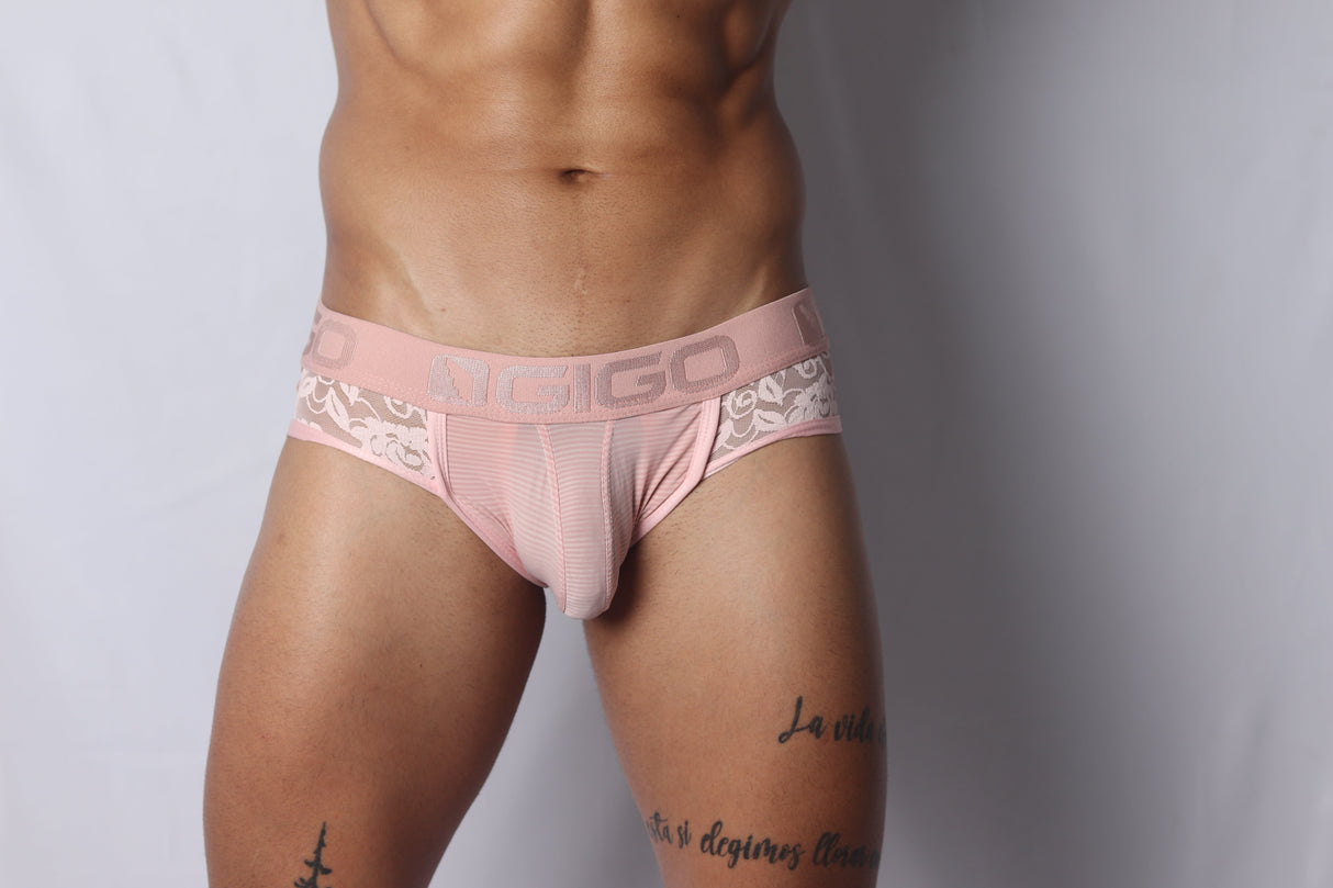 Gigo Romantic Jock Thong Pink