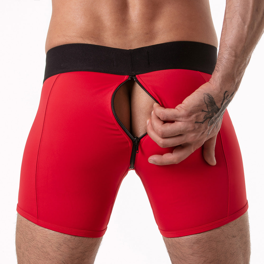 Locker Gear Wide Waistband Boxer Red