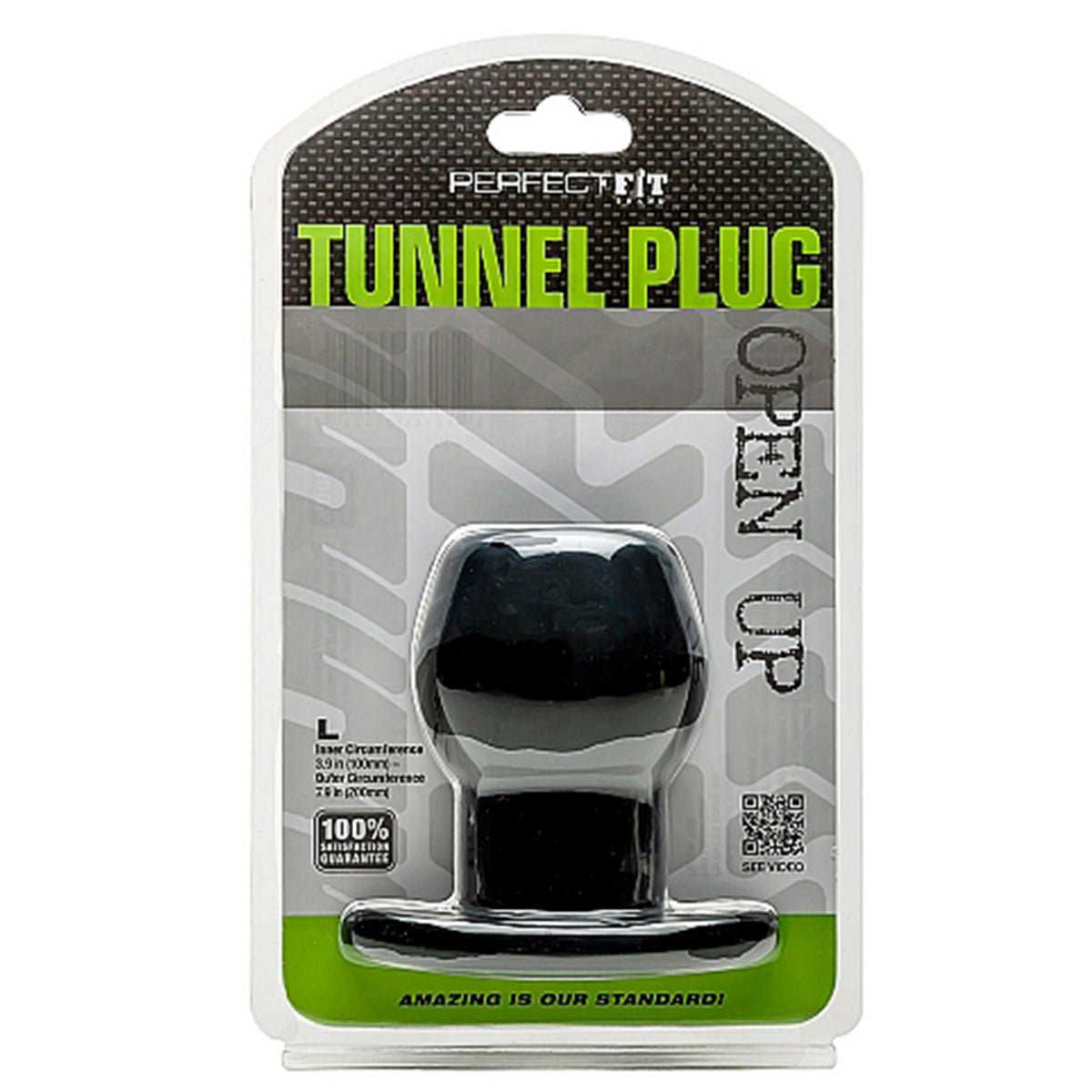 Perfect Fit Tunnel Plug Large Black
