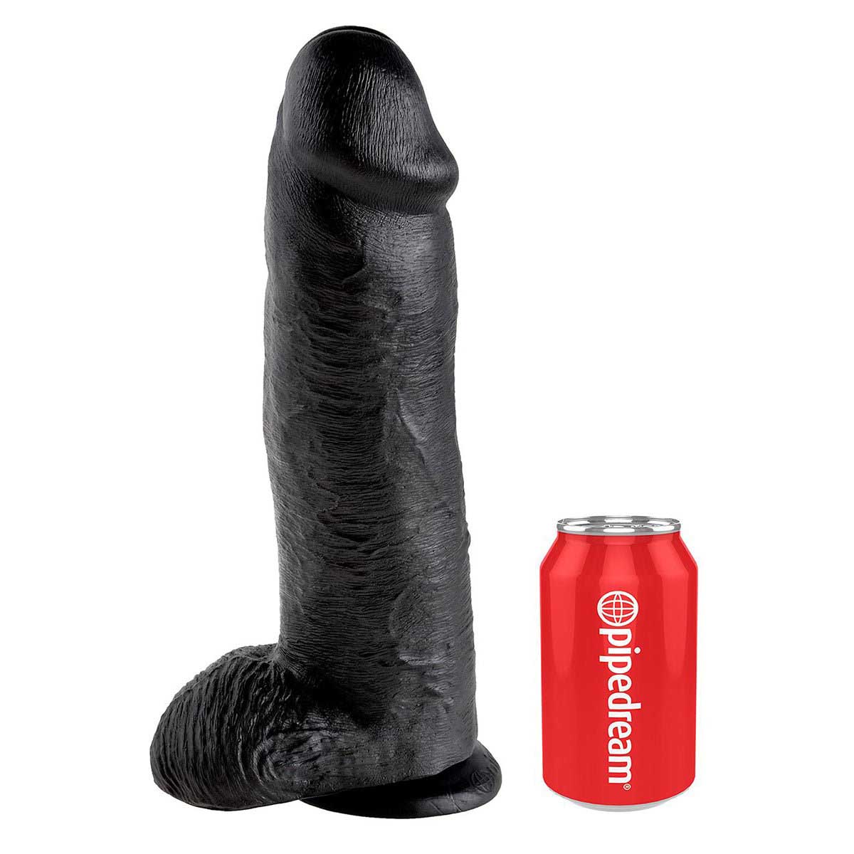 Pipedream King Cock 12 Inch Cock with Balls Black