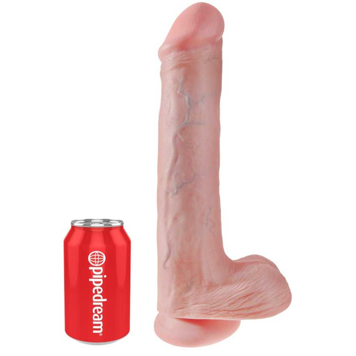 Pipedream King Cock 13 Inch Cock with Balls Light