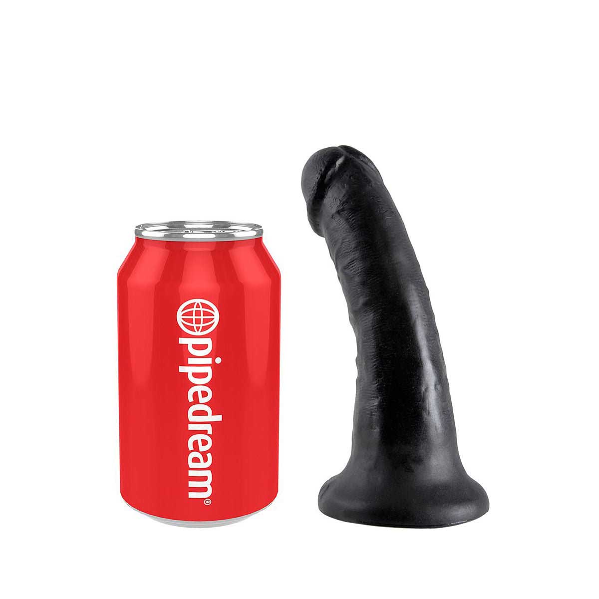 Pipedream King Cock Dildo Black 6 inch