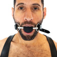 ruff GEAR Silicone Bar Ball Gag Black