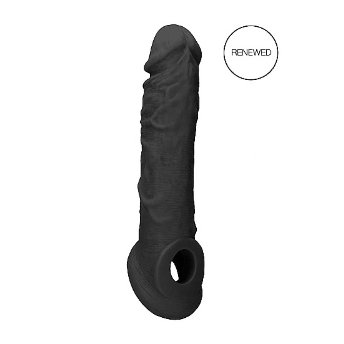RealRock Lifelike Penis Sleeve 8 Inch Black