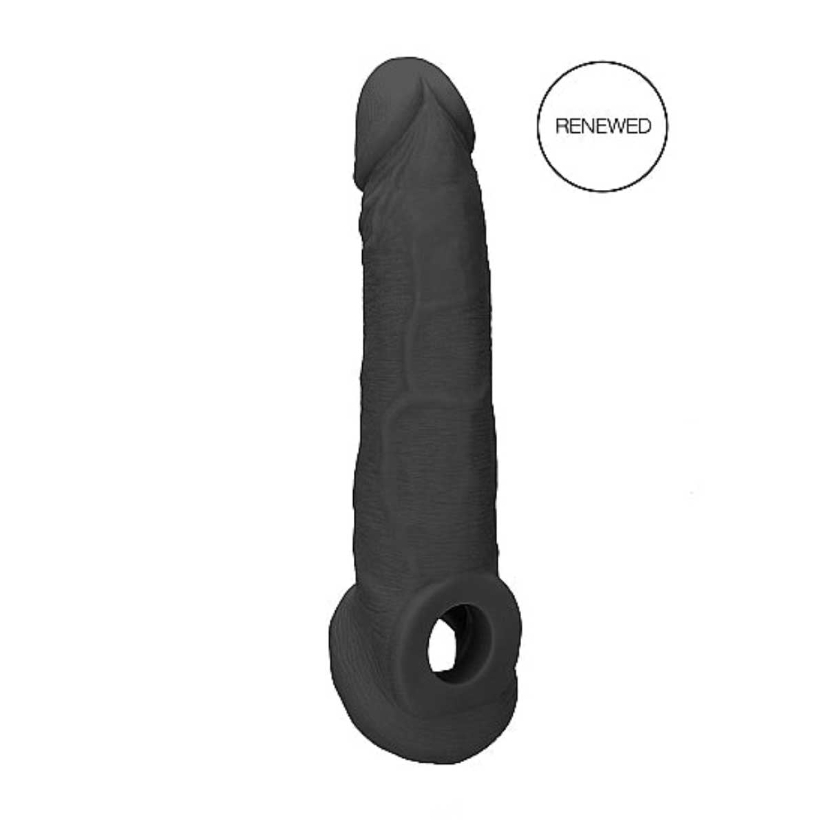 RealRock Lifelike Penis Sleeve 9 Inch Black