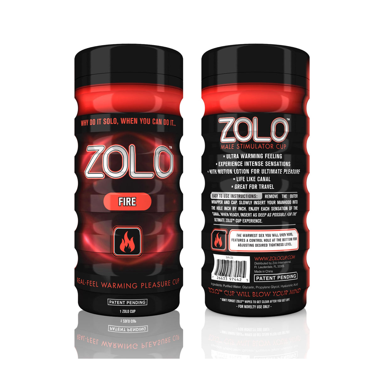 Zolo Fire Cup Warming Masturbator