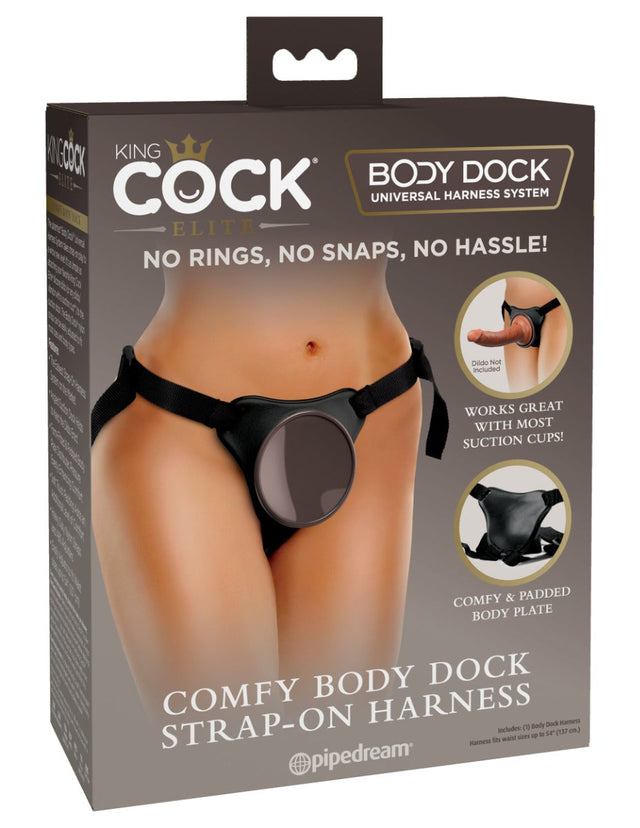 Pipedream King Cock Elite Comfy Body Dock Strap On Harness