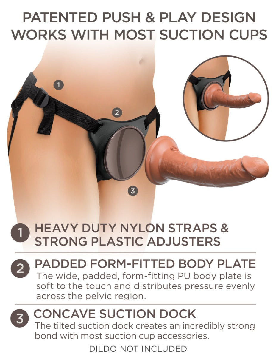 Pipedream King Cock Elite Comfy Body Dock Strap On Harness