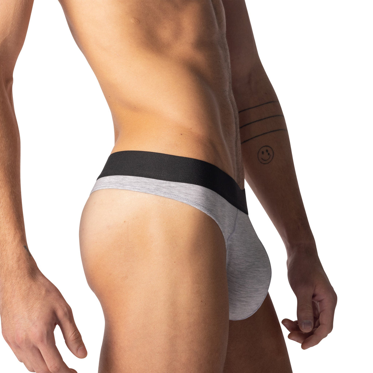 BIKE Active Thong Light Grey