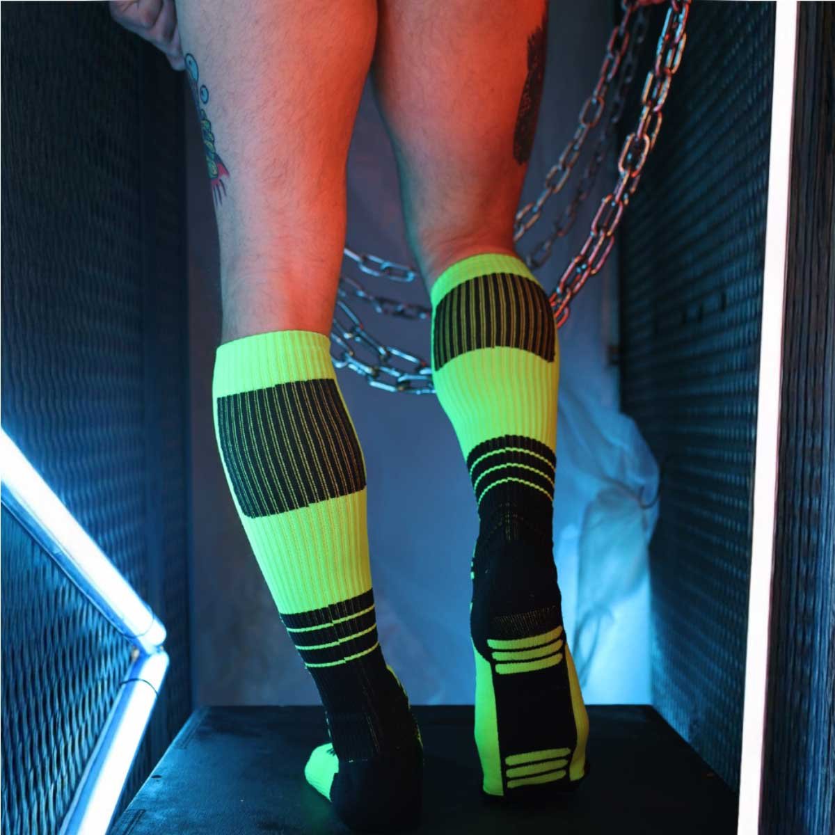 Breedwell Hypnotix Socks Neon Green