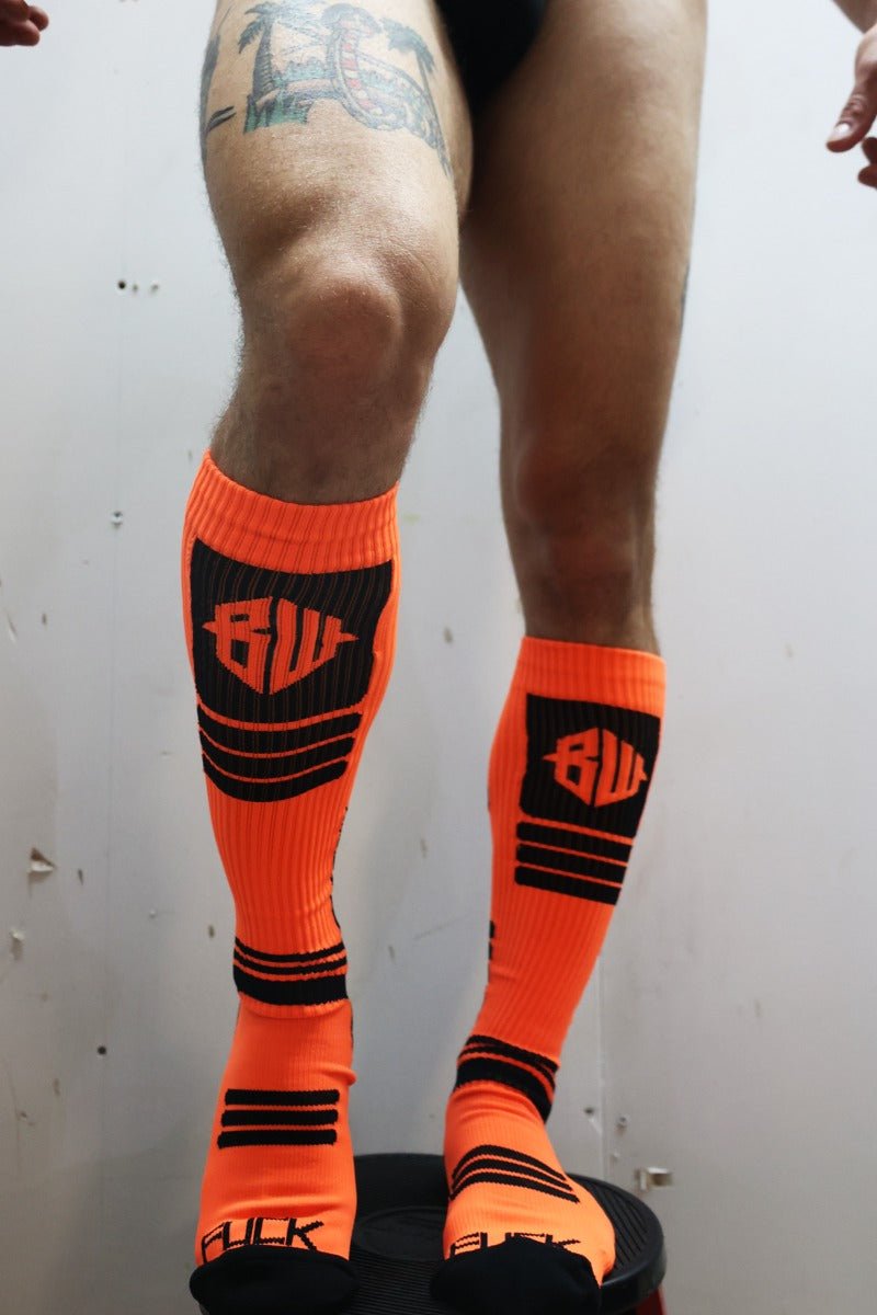 Breedwell Hypnotix Socks Neon Orange
