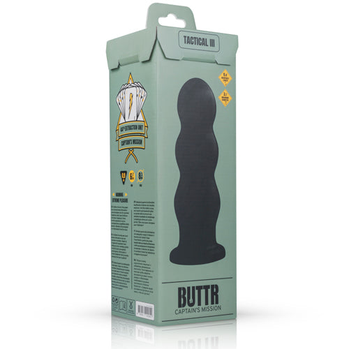 BUTTR Ribbed Butt Plug 10 Inch