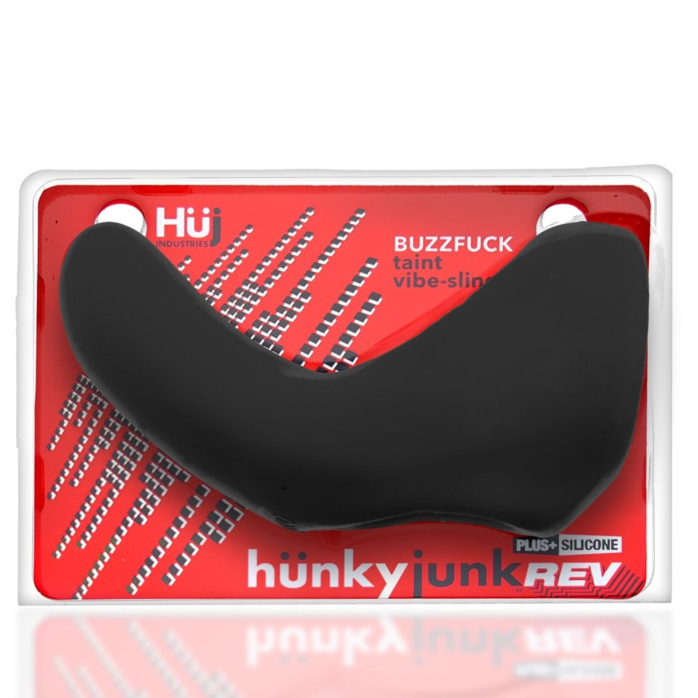 Hunkyjunk BUZZFUCK Taint Vibe Cock Sling Tar Ice