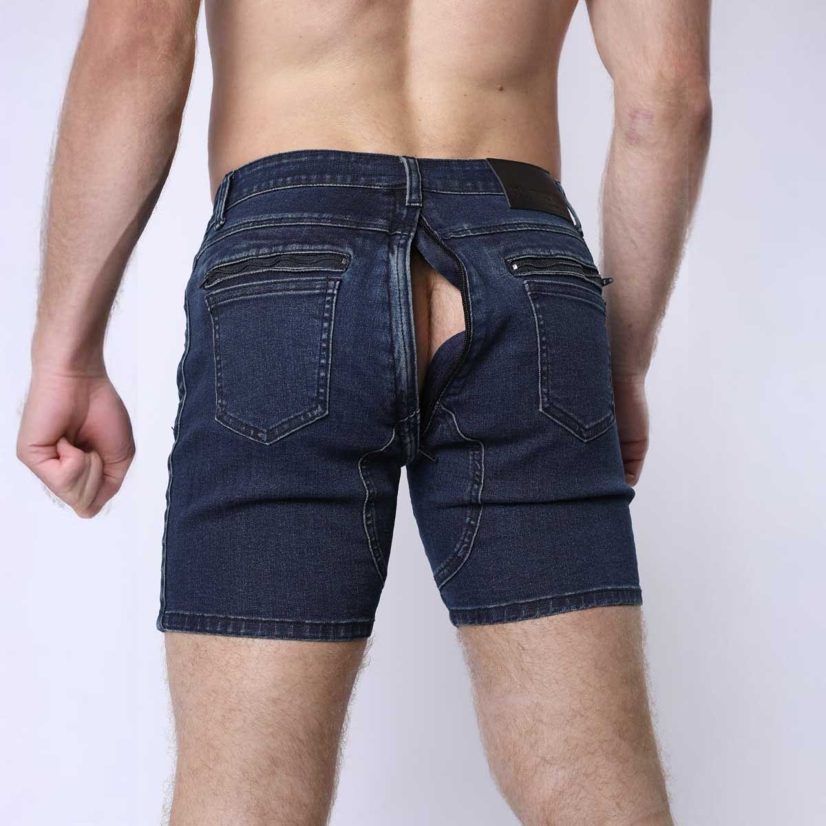 Cellblock 13 Castro Denim Zipper Short Indigo