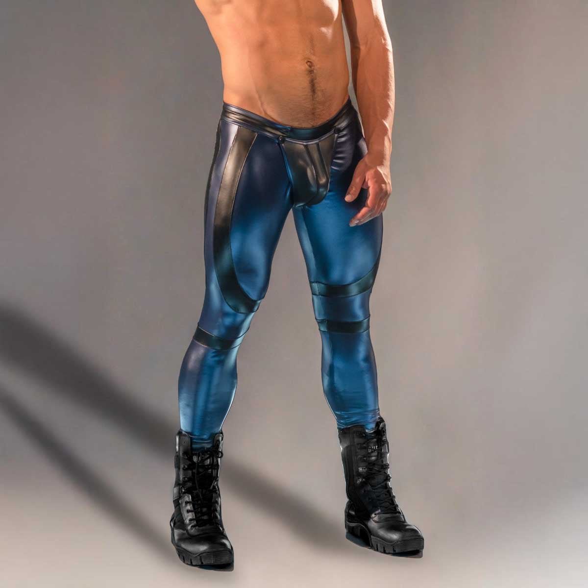 Dale Mas Rebel Pouch Pants Blue Black