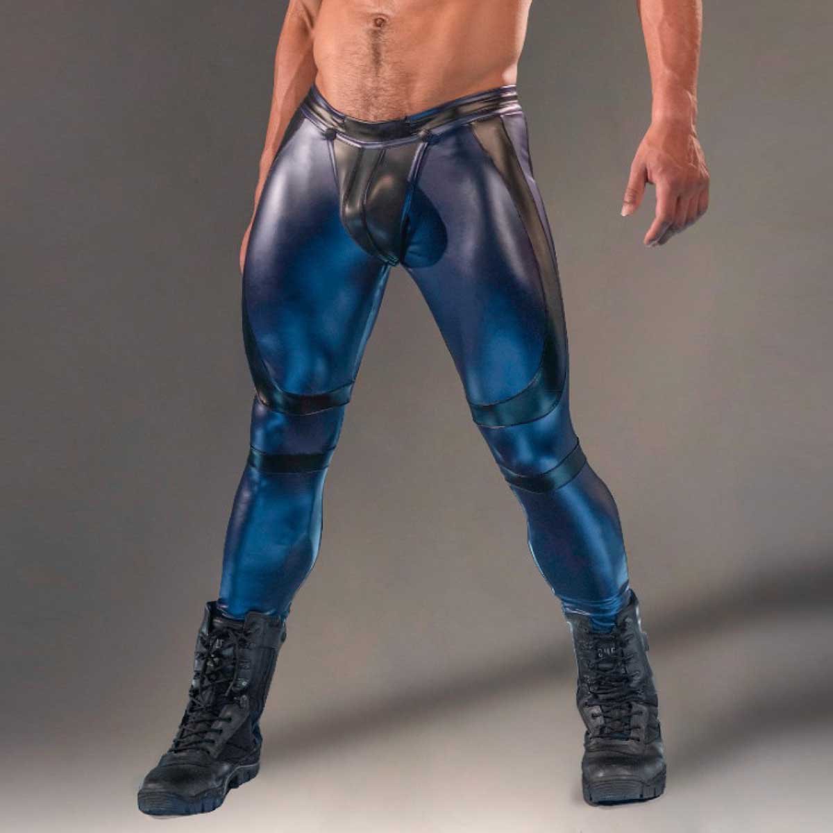 Dale Mas Rebel Pouch Pants Blue Black