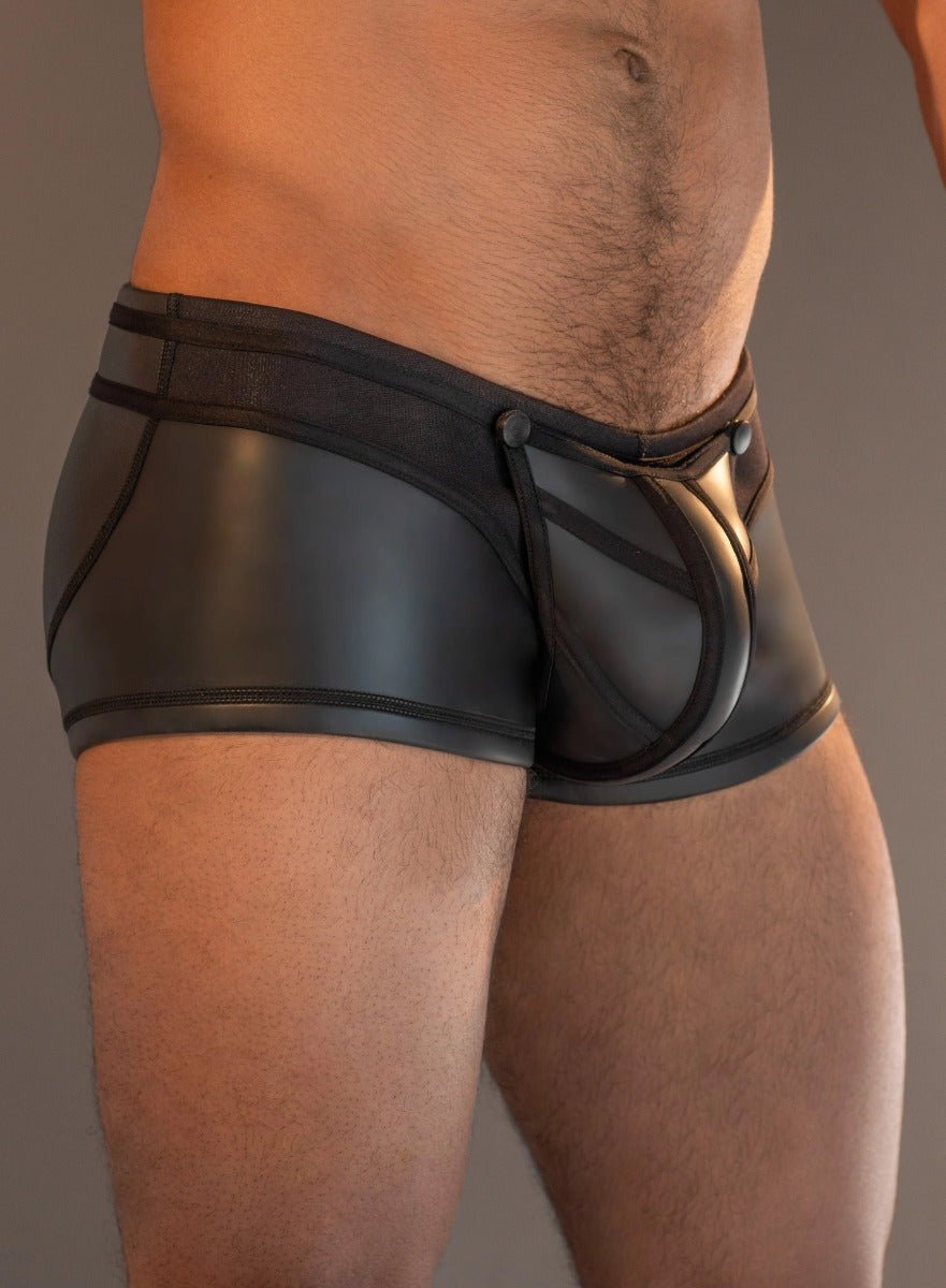 Dale Mas Smooth Skin Neoprene Pouch Short Black - FETCH