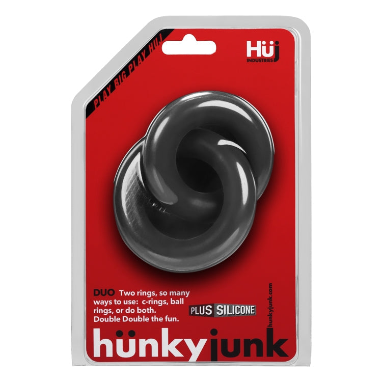 Hünkyjunk DUO Linked Cock & Ball Rings Tar