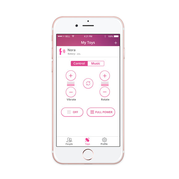 Lovense Nora App Controlled Rabbit Vibrator