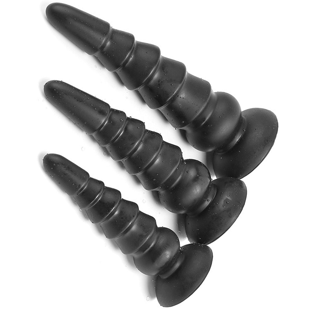 ruff GEAR Liquid Silicone Ridge Rider 9.5 Inch Medium Black