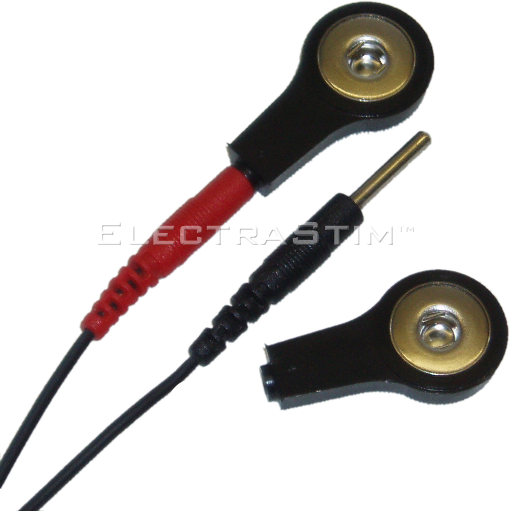 ElectraStim 2mm Pin to 4mm Press Snap Adapter Kit