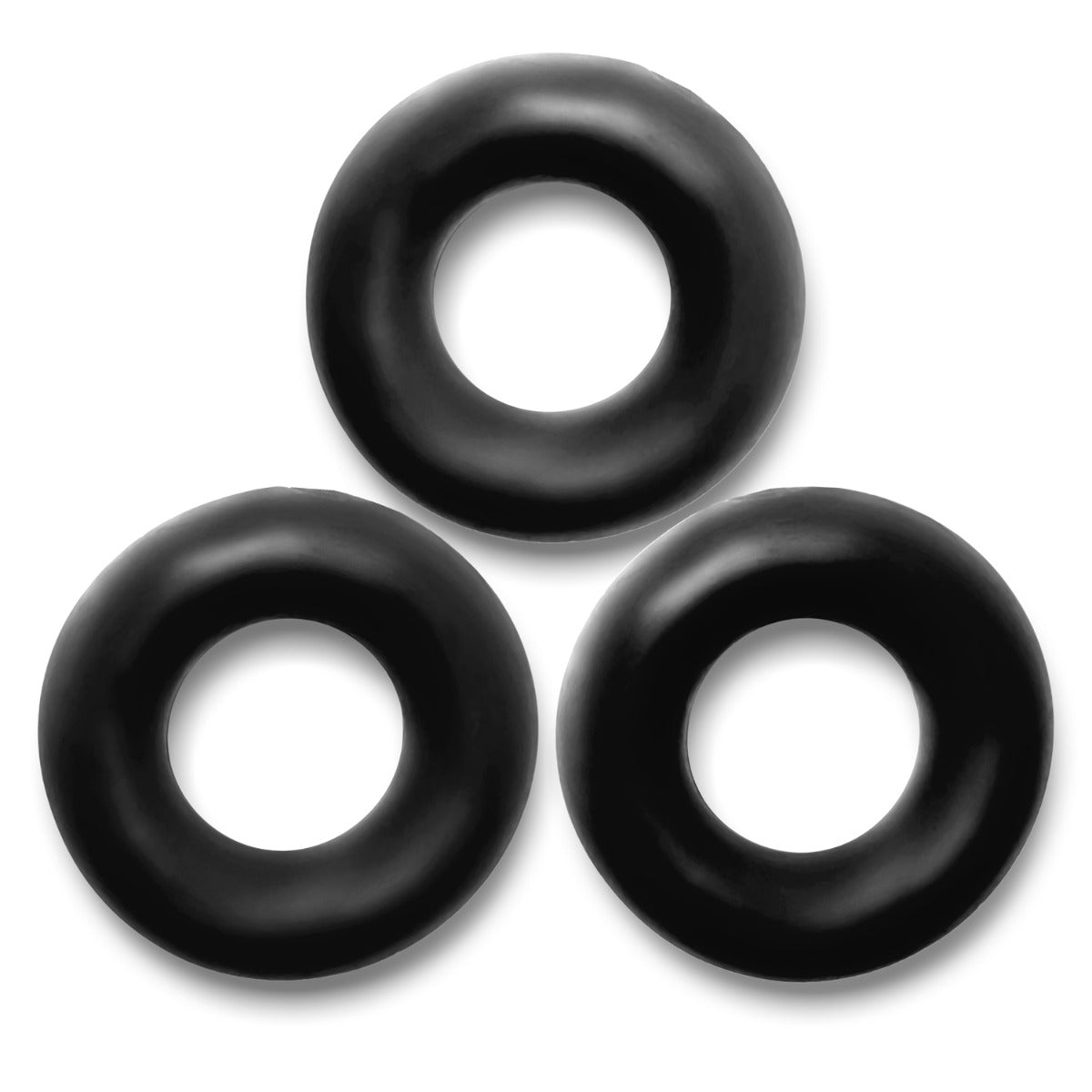 Oxballs FAT WILLY Jumbo Cock Ring 3 Pack Black