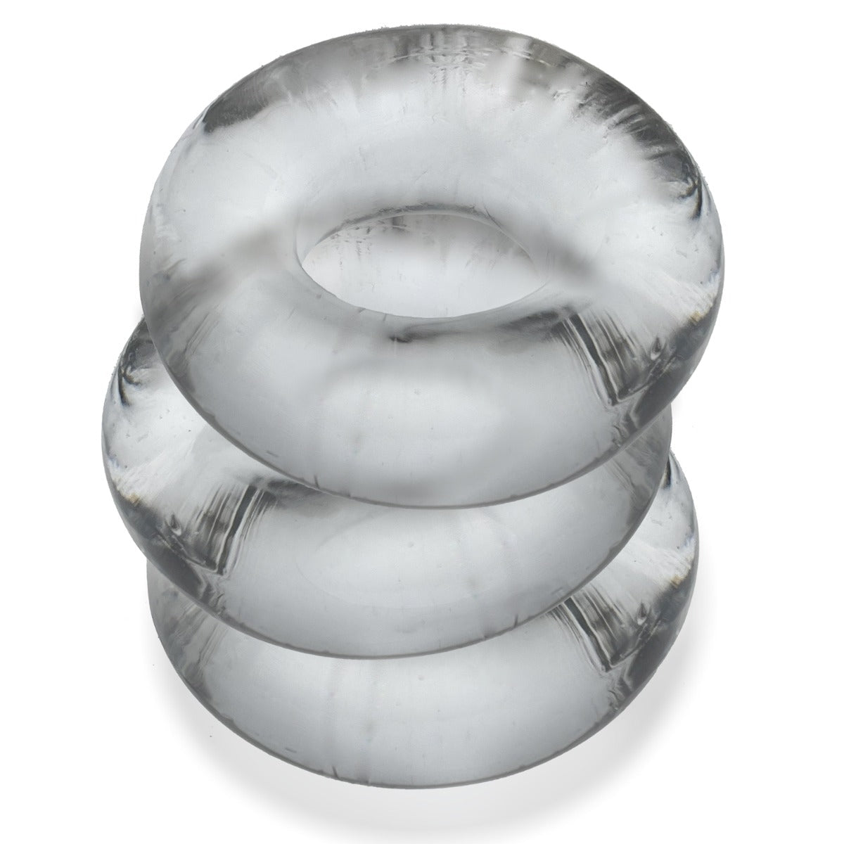 Oxballs FAT WILLY Jumbo Cock Ring 3 Pack Clear