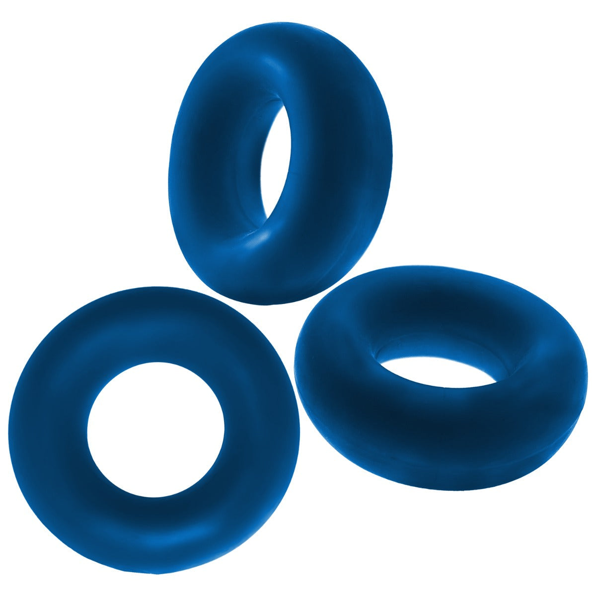 Oxballs FAT WILLY Jumbo Cock Ring 3 Pack Space Blue