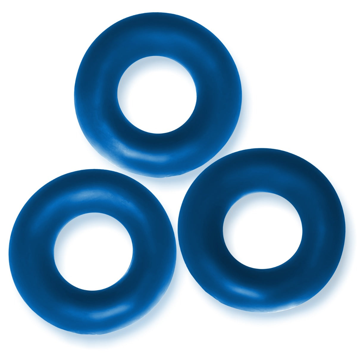 Oxballs FAT WILLY Jumbo Cock Ring 3 Pack Space Blue