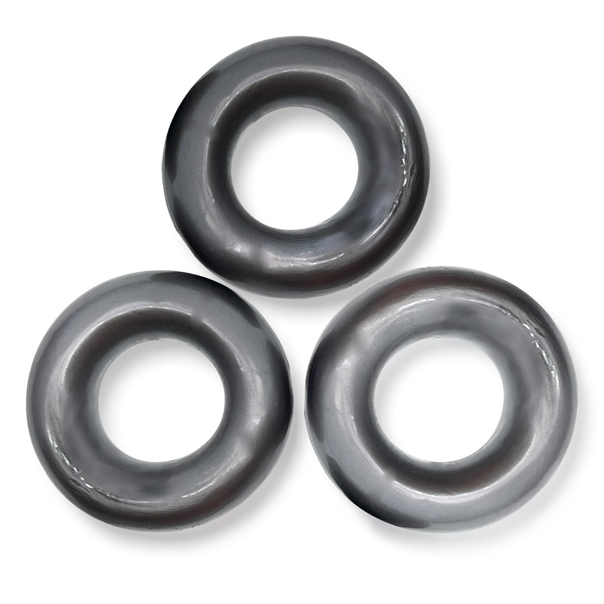 Oxballs FAT WILLY Jumbo Cock Ring 3 Pack Steel