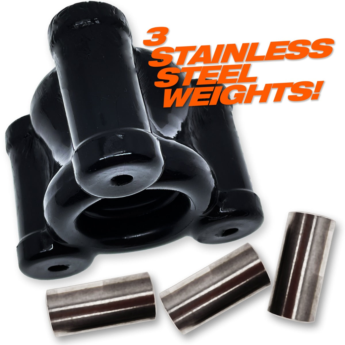 Oxballs Heavy SQUEEZE Weighted Ballstretcher Black