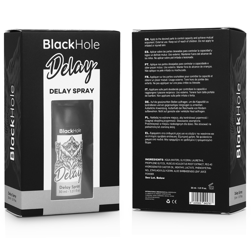Black Hole Delay Spray 30ml