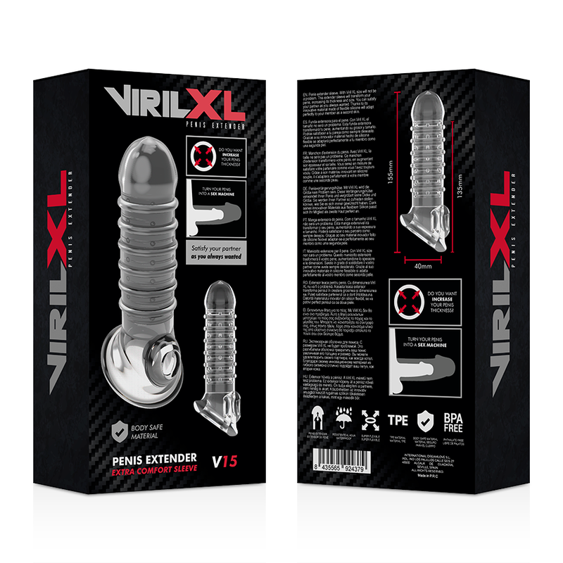 Virilxl V15 Penis Extender Transparent