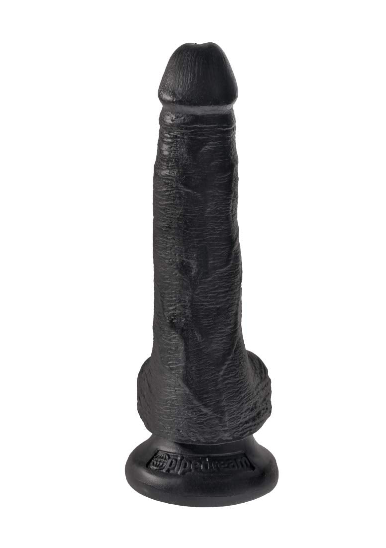 Pipedream King Cock 6 Inch Cock with Balls Black