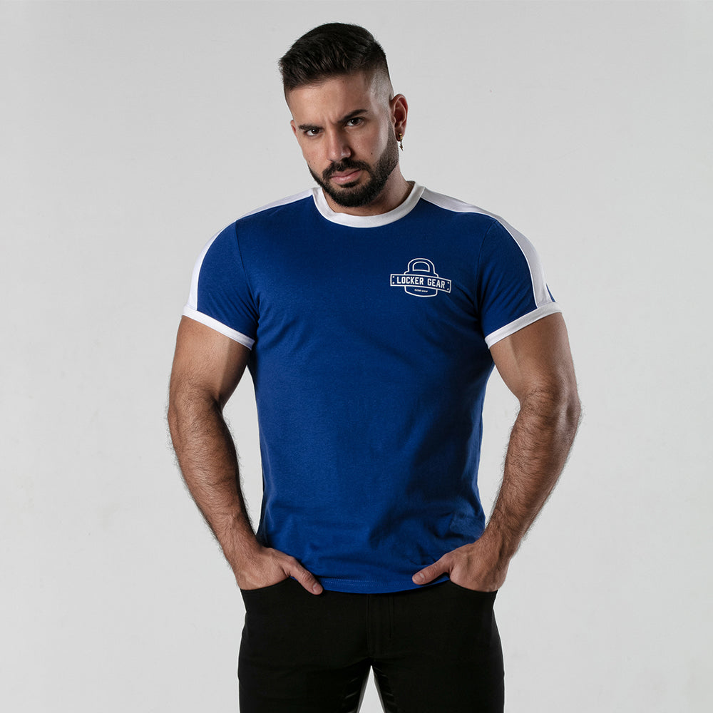 Locker Gear Padlock T Shirt Blue
