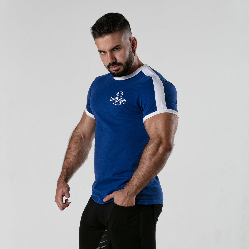 Locker Gear Padlock T Shirt Blue