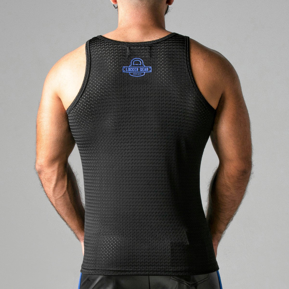 Locker Gear Mesh Tank Top Blue