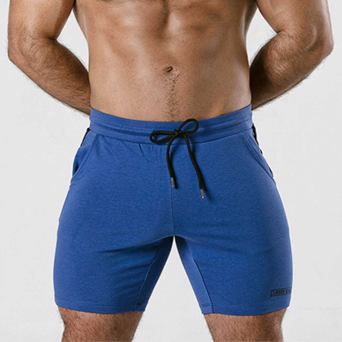 Locker Gear Side Stripe Short Blue